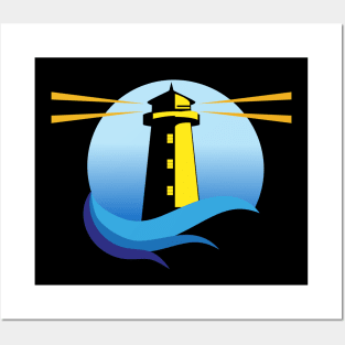 The Real Way Foundation Lighthouse Graphic Posters and Art